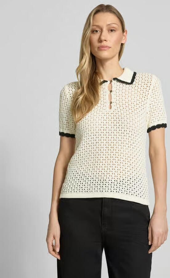 Jake*s Casual slim fit poloshirt in brei-look - Foto 2