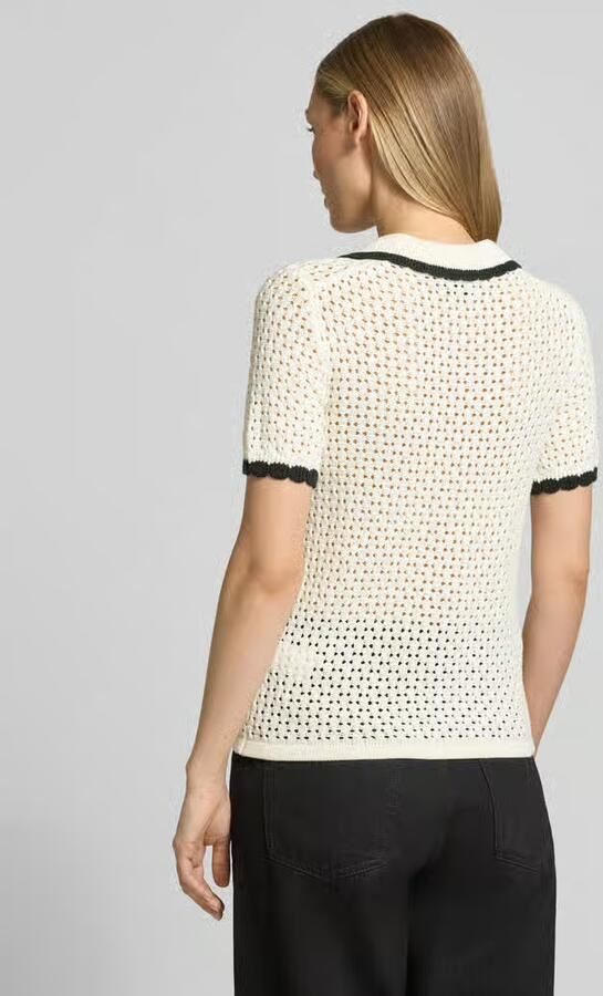 Jake*s Casual slim fit poloshirt in brei-look - Foto 3