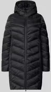 Jake*s Casual Slim Fit Puffer Coat met gestikte naden