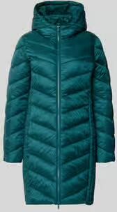 Jake*s Casual Slim Fit Puffer Coat met gestikte naden
