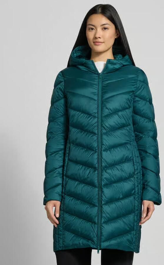 Jake*s Casual Slim Fit Puffer Coat met gestikte naden - Foto 2