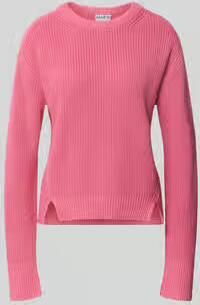 Jake*s Casual Slim Fit pullover van puur katoen