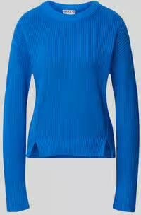 Jake*s Casual Slim Fit pullover van puur katoen