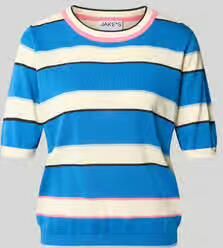Jake*s Casual slim fit pullover van puur katoen