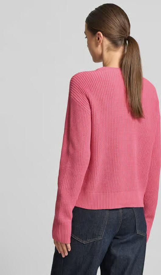 Jake*s Casual Slim Fit pullover van puur katoen - Foto 3
