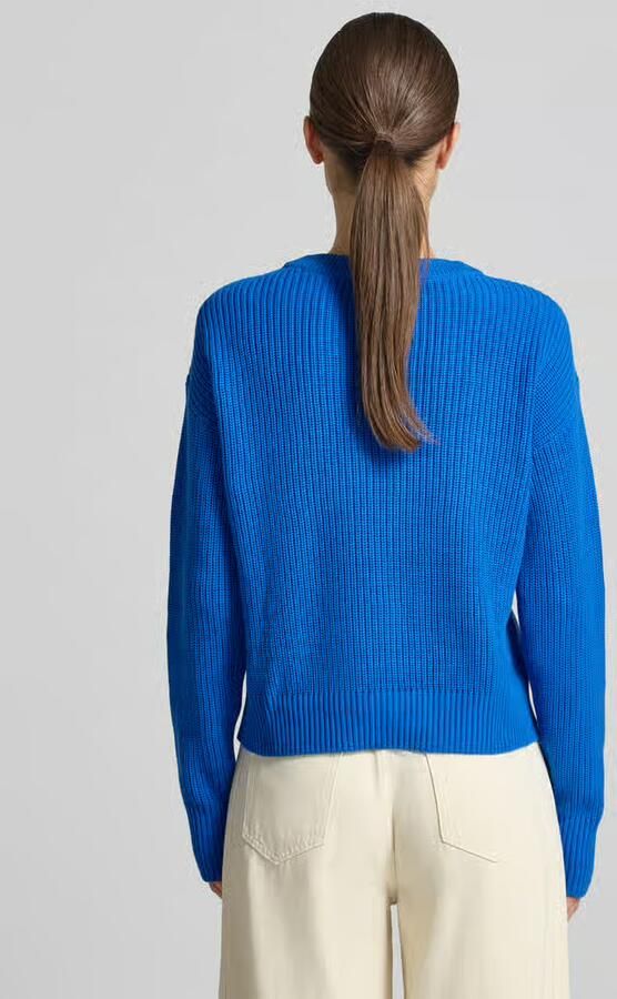 Jake*s Casual Slim Fit pullover van puur katoen - Foto 2