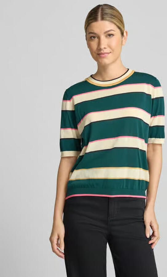 Jake*s Casual slim fit pullover van puur katoen - Foto 2