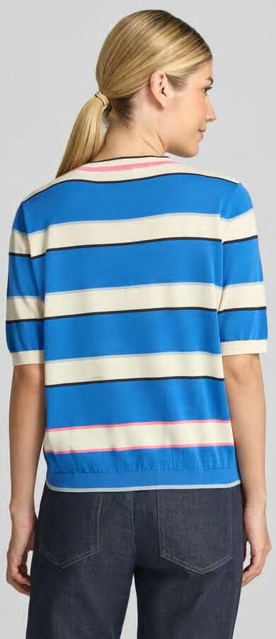 Jake*s Casual slim fit pullover van puur katoen - Foto 3
