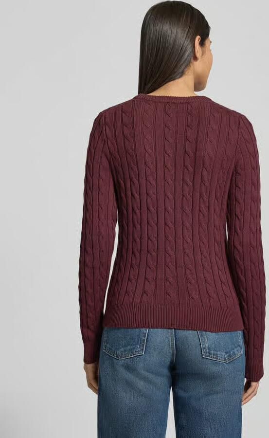Jake*s Casual Slim fit shirt met lange mouwen in gebreide look