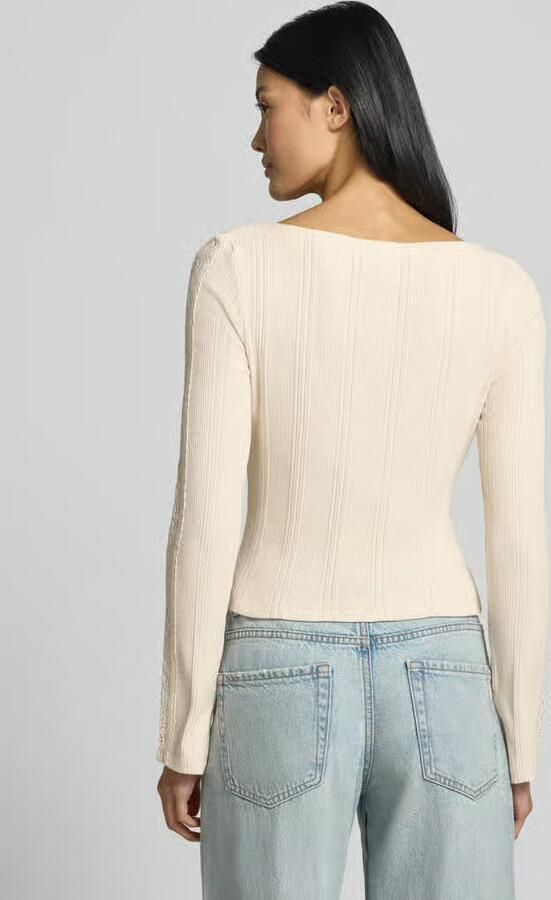 Jake*s Casual slim fit shirt met lange mouwen van katoenmix - Foto 2