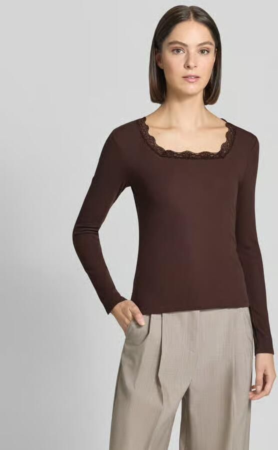 Jake*s Casual Slim fit shirt met lange mouwen van katoenmix - Foto 2