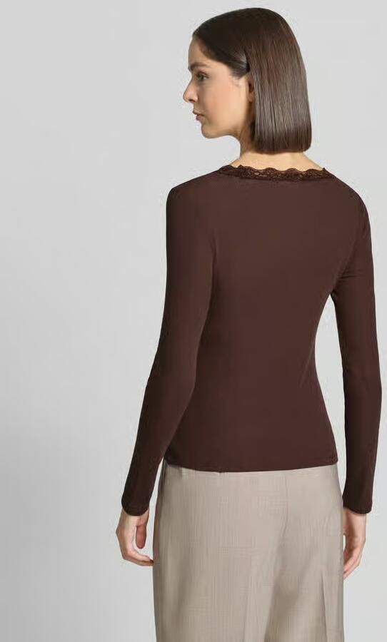 Jake*s Casual Slim fit shirt met lange mouwen van katoenmix - Foto 3