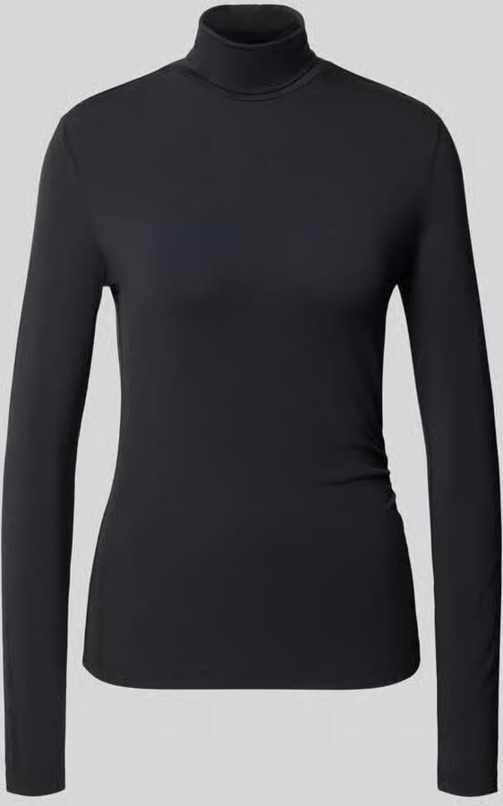 Jake*s Casual Slim fit shirt met lange mouwen van modalmix