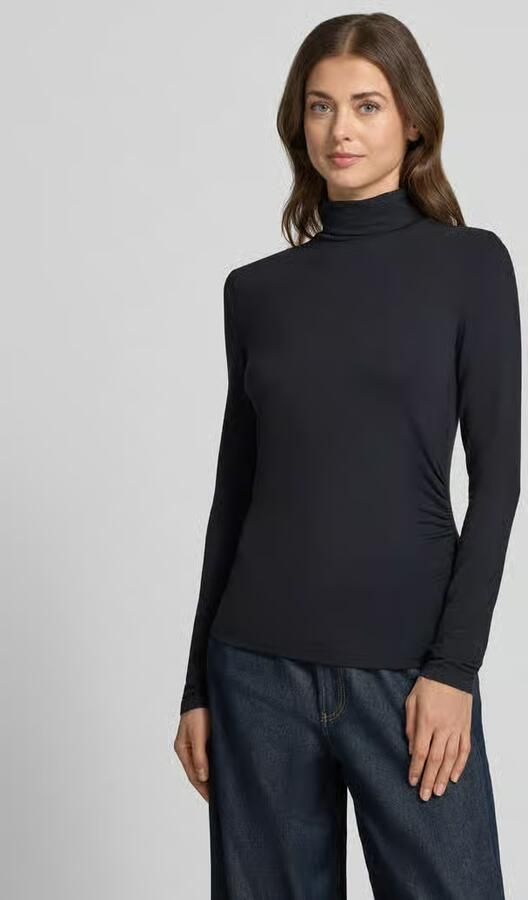 Jake*s Casual Slim fit shirt met lange mouwen van modalmix - Foto 3