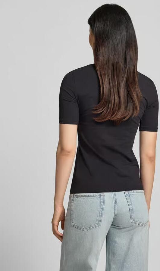 Jake*s Casual slim fit T-shirt van puur katoen - Foto 3