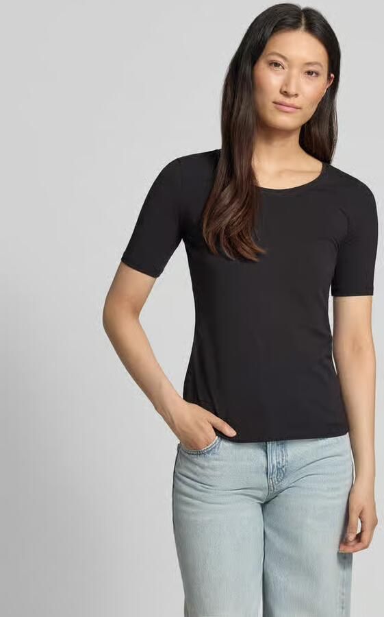Jake*s Casual slim fit T-shirt van puur katoen - Foto 2