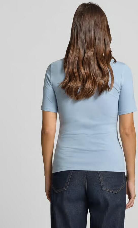 Jake*s Casual slim fit T-shirt van puur katoen - Foto 2