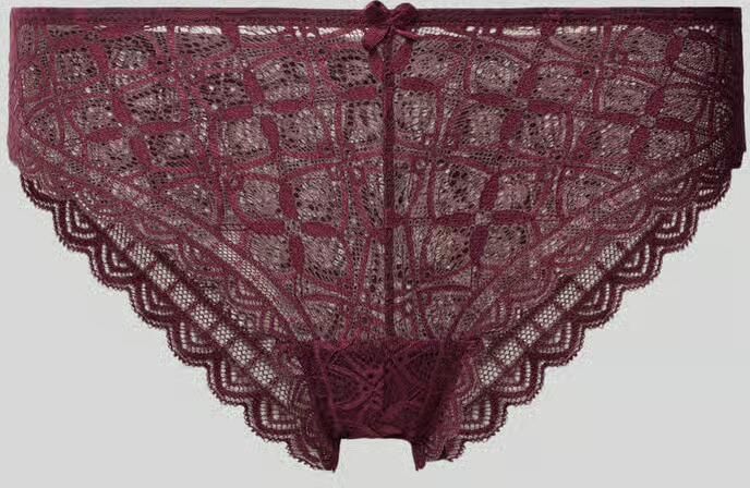 Jake*s Casual Slip met kant en strik