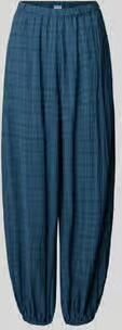 Jake*s Casual Stoffen broek met elastische band
