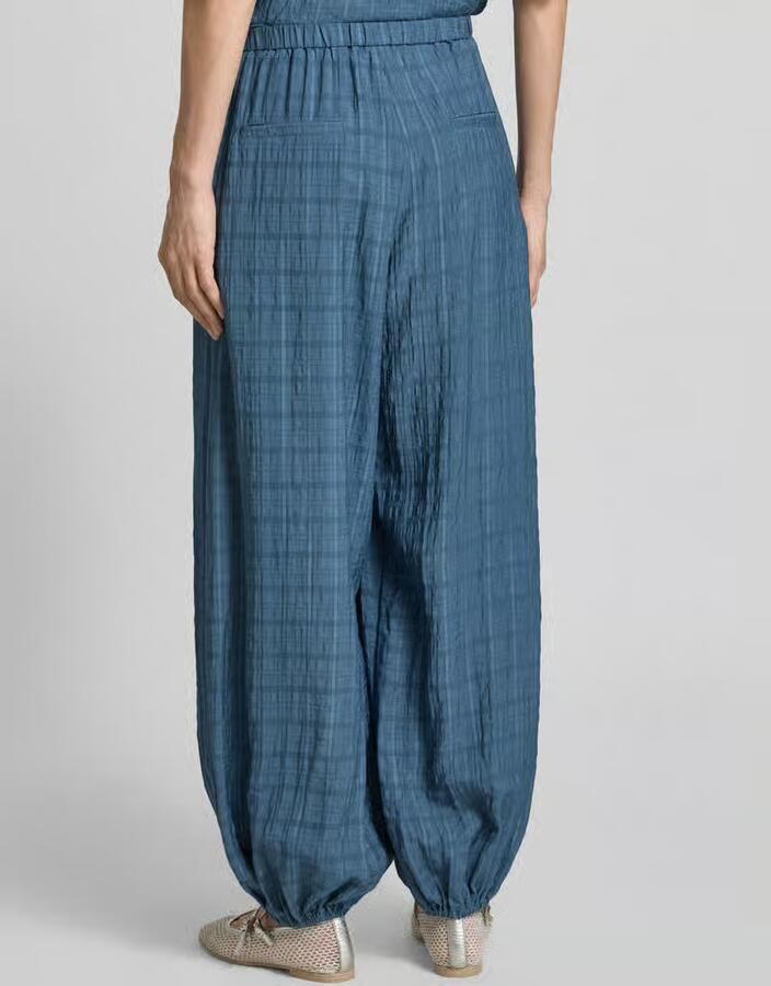 Jake*s Casual Stoffen broek met elastische band