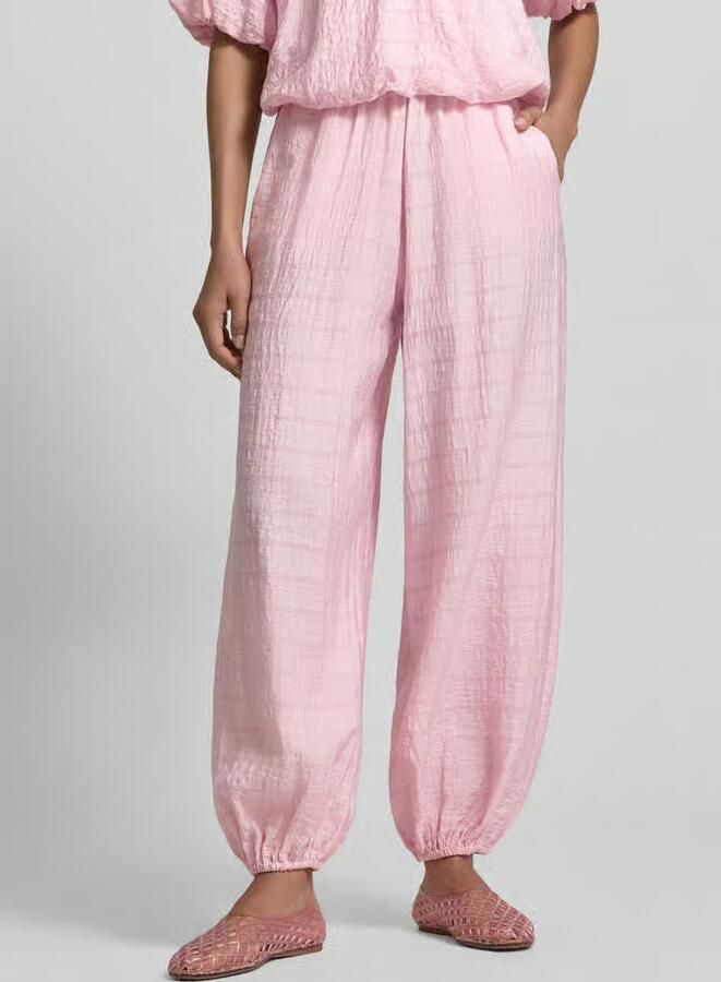 Jake*s Casual Stoffen broek met elastische band - Foto 3