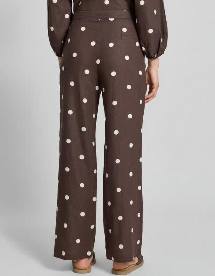 Jake*s Casual Stoffen broek met Strikdetail - Foto 2