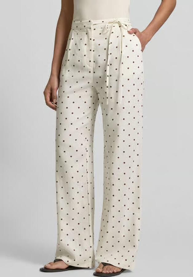 Jake*s Casual Stoffen broek met Strikdetail - Foto 3