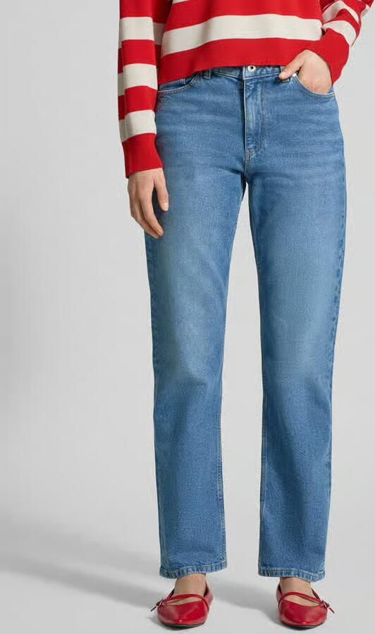 Jake*s Casual Straight Fit Jeans van katoenmix - Foto 3