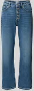 Jake*s Casual Jeans in verkorte pasvorm met knoopsluiting