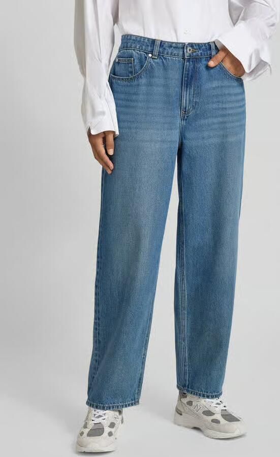 Jake*s Casual Straight fit jeans van puur biologisch katoen in 5-pocketmodel - Foto 2
