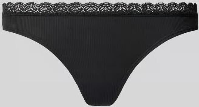 Jake*s Casual String van modalmix met kant