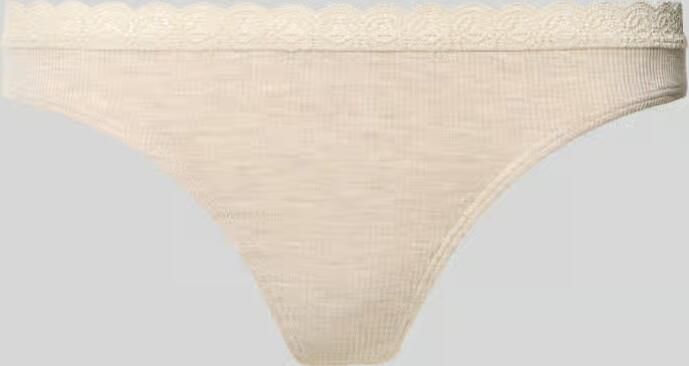 Jake*s Casual String van modalmix met kant