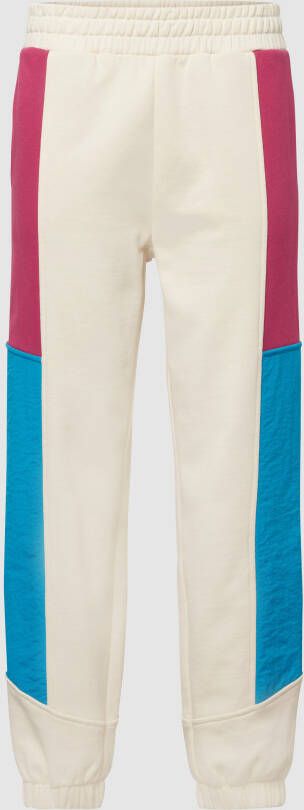 Jake*s Casual Sweatpants in colour-blocking-design