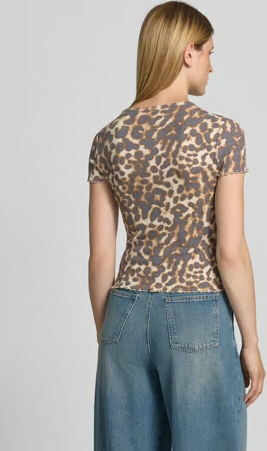 Jake*s Casual T-shirt met dierenprint en ronde hals - Foto 3