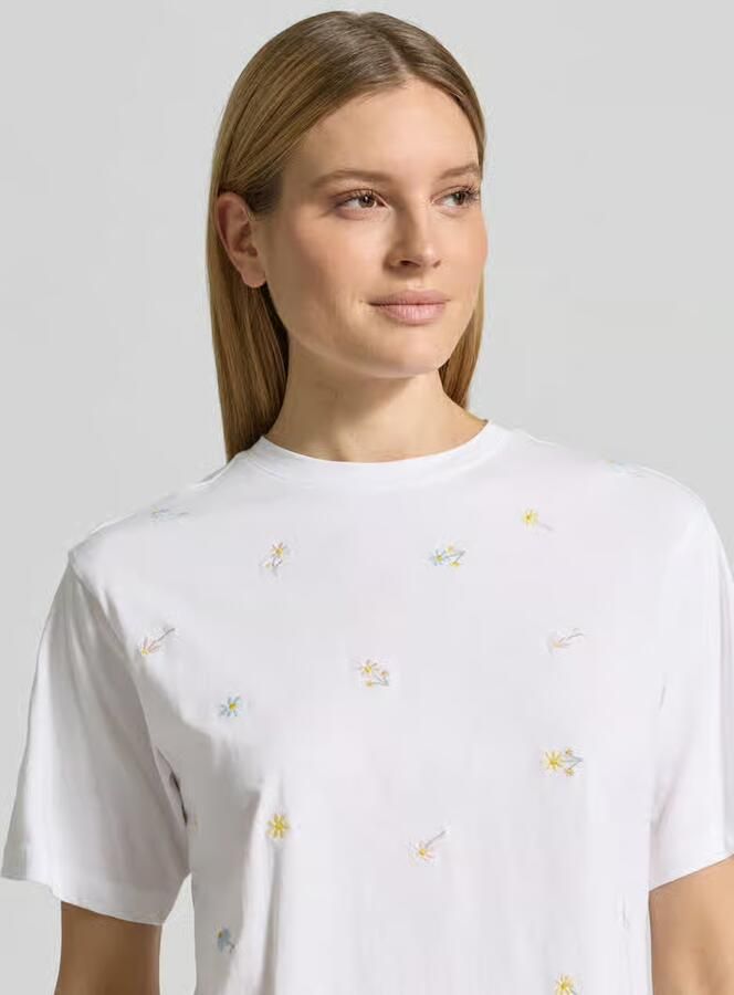 Jake*s Casual T-shirt met 1 2-mouwen