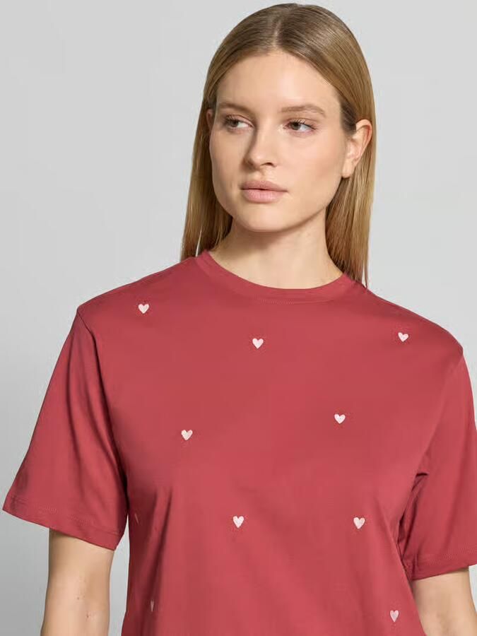 Jake*s Casual T-shirt met 1 2-mouwen