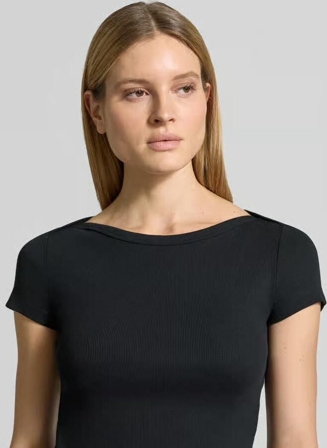 Jake*s Casual T-shirt met boothals