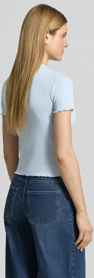 Jake*s Casual T-shirt met golvende zoom - Foto 3