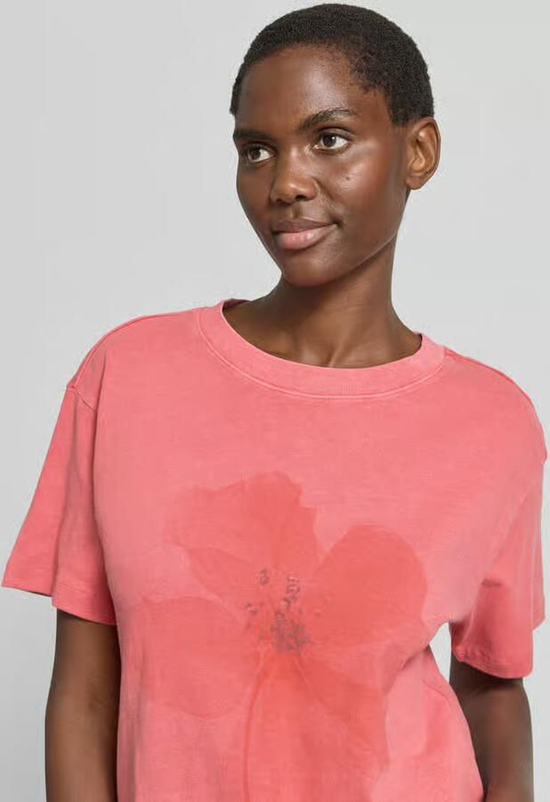 Jake*s Casual T-shirt met motiefprint en ronde hals