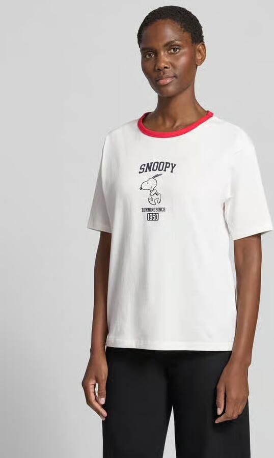 Jake*s Casual T-shirt met motiefprint en ronde hals - Foto 3