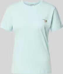 Jake*s Casual T-shirt met motiefstitching
