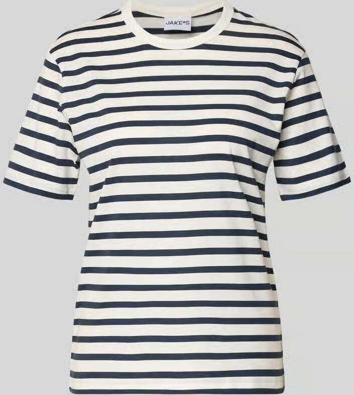 Jake*s Casual T-shirt met ronde hals - Foto 2