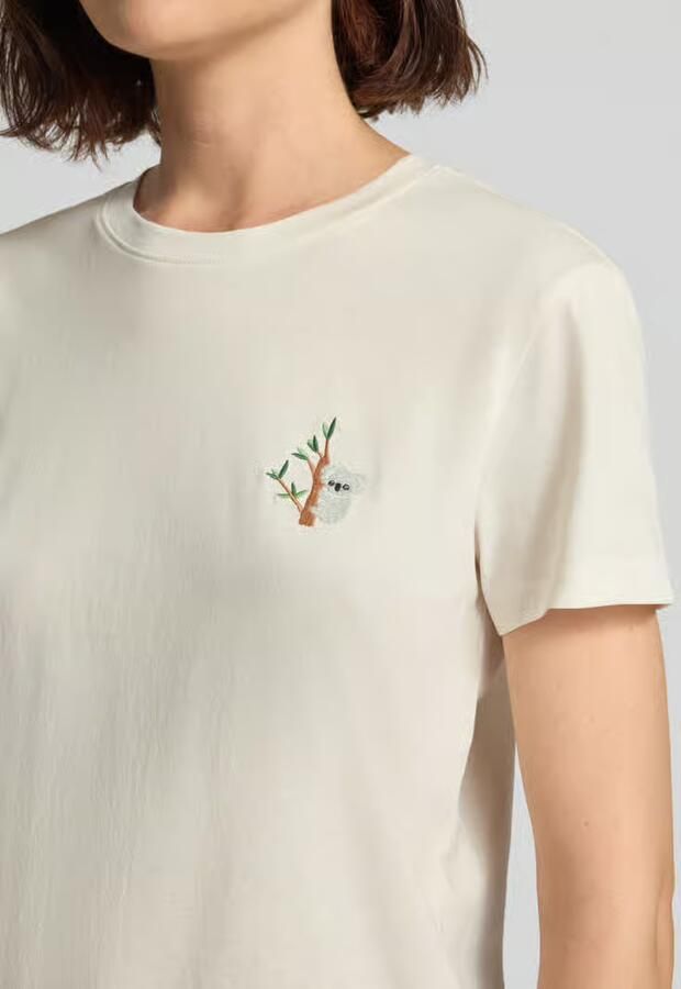 Jake*s Casual T-shirt met stitching en ronde hals - Foto 2