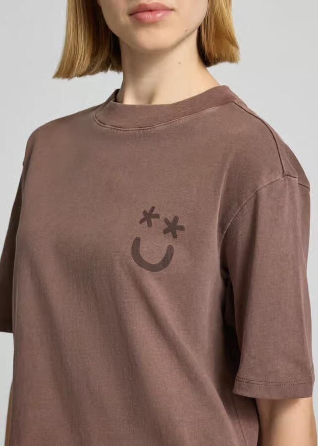 Jake*s Casual T-shirt motiefprint en ronde hals