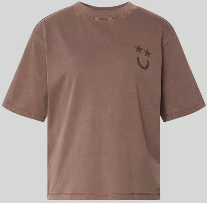 Jake*s Casual T-shirt motiefprint en ronde hals - Foto 2
