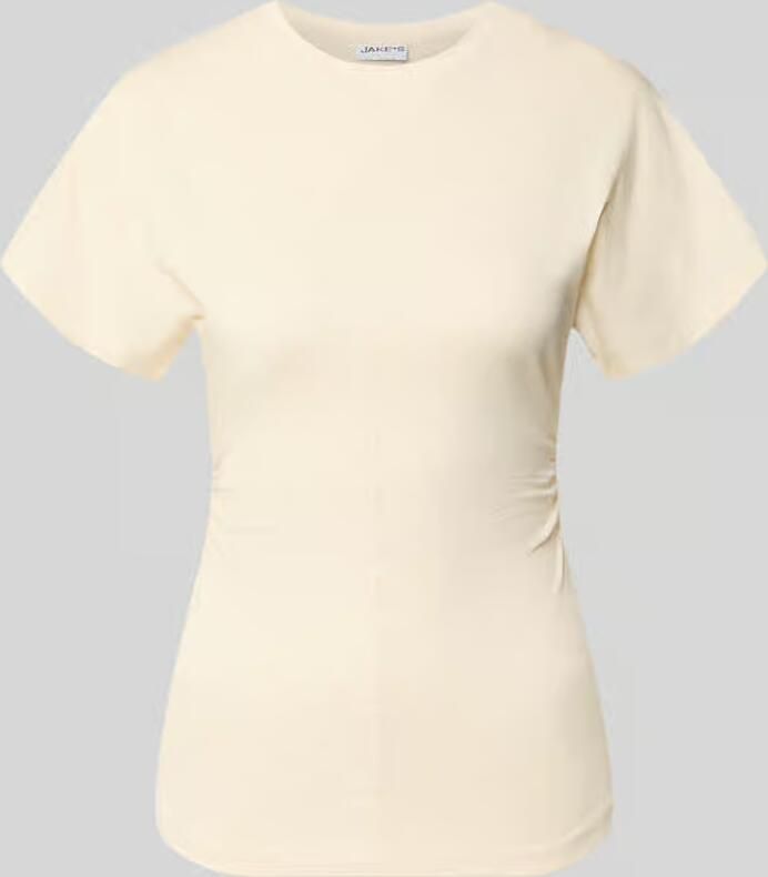 Jake*s Casual T-shirt van katoen met ronde hals - Foto 2