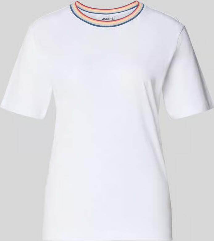 Jake*s Casual T-shirt van puur katoen - Foto 2