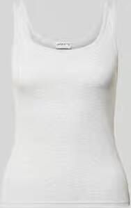 Jake*s Casual Tanktop met fijnrib en ronde hals