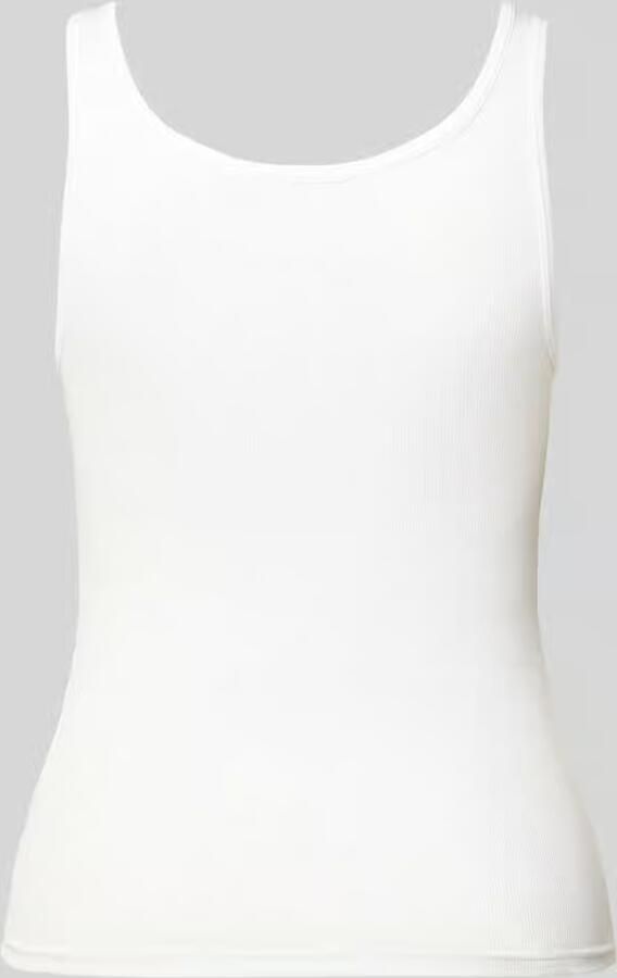 Jake*s Casual Tanktop met fijnrib en ronde hals - Foto 2
