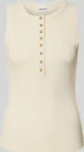 Jake*s Casual Tanktop met knoopsluiting